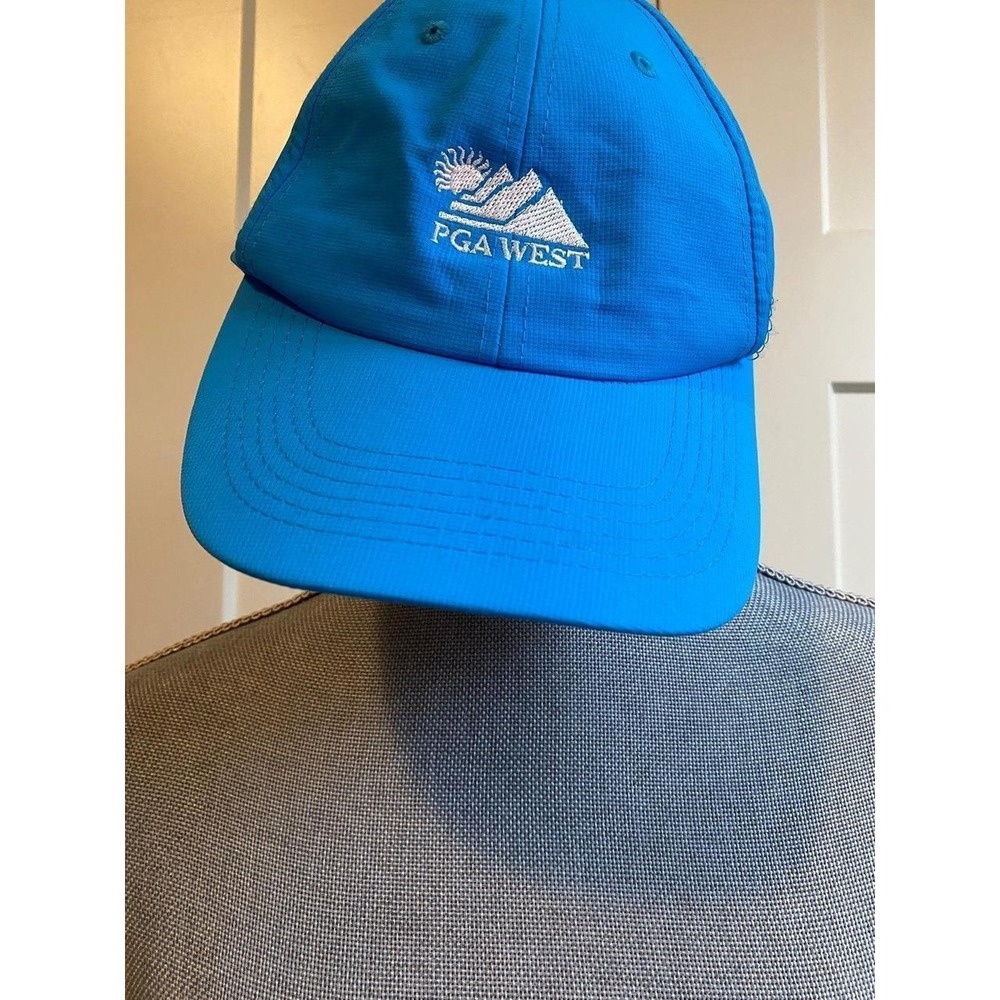 PGA West Hat Golf Cap Strapback Embroidered
